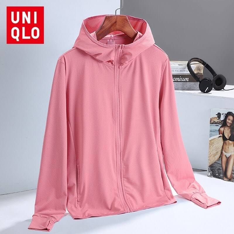 Uniqlo Airism Uv Proctection Full Mesh Hoodie, Women's Fashion, Activewear  on Carousell