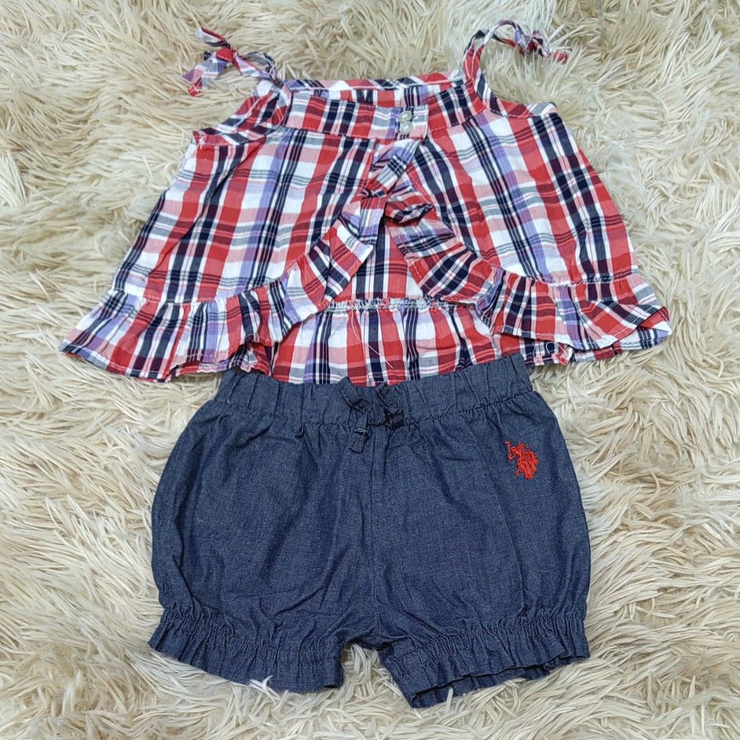 Us polo baby online girl clothes
