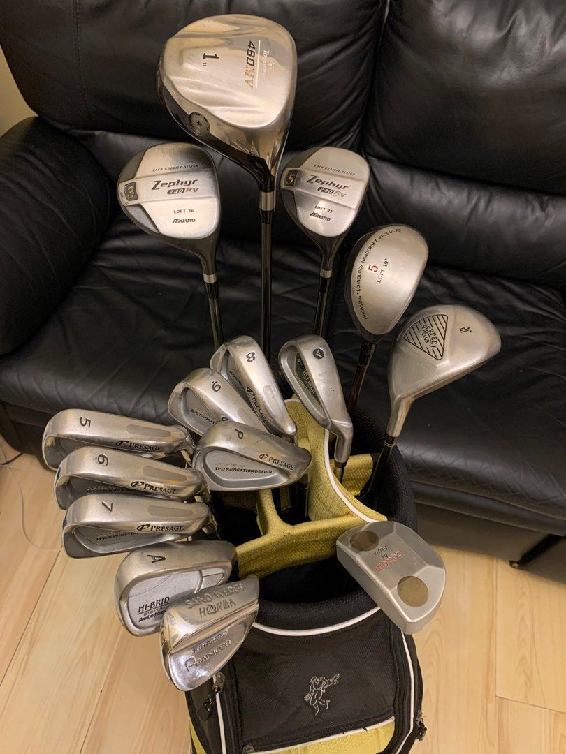 Used Mens Club Set Mizuno Golf Presage on Carousell