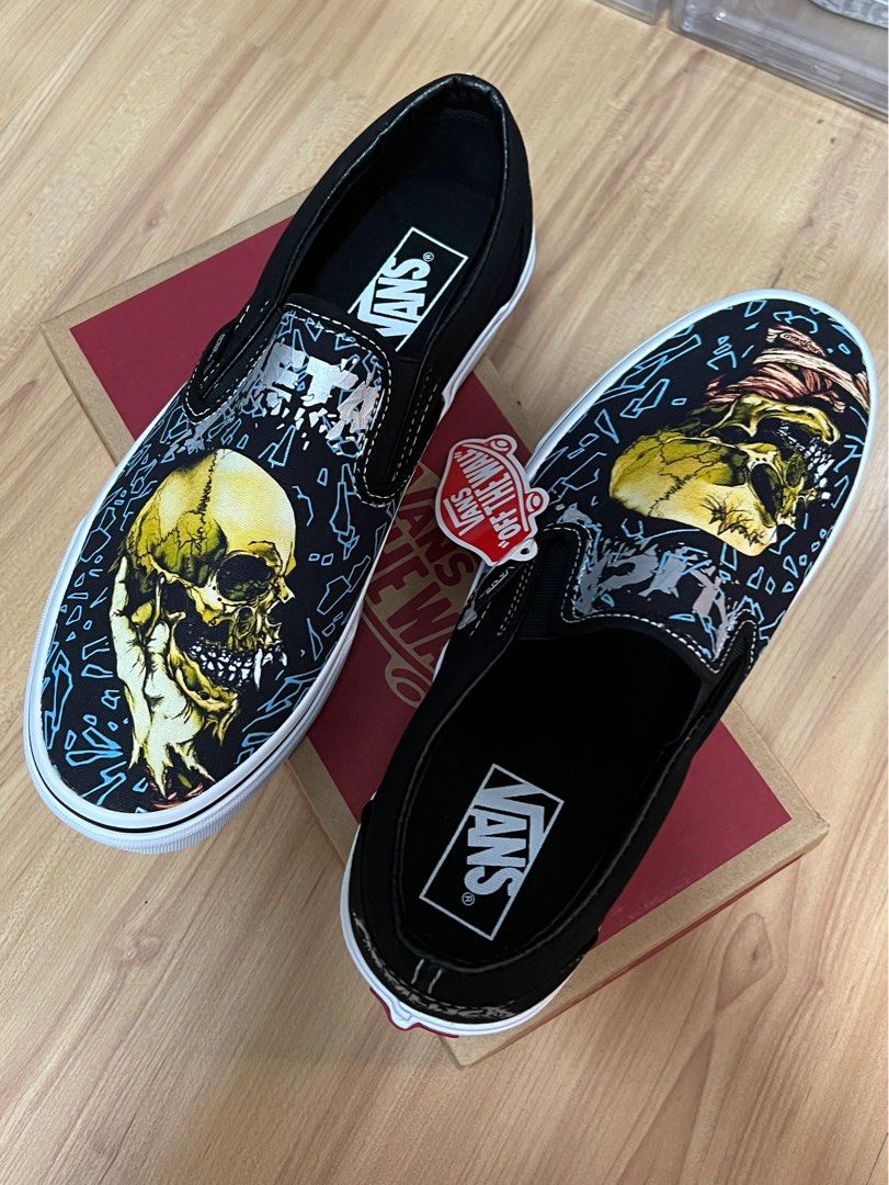 Vans metallica slip on new arrivals