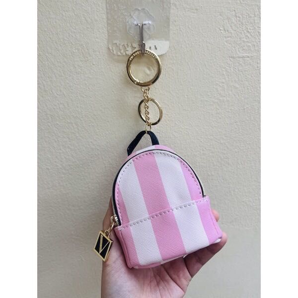 Victoria secret new arrivals backpack keychain