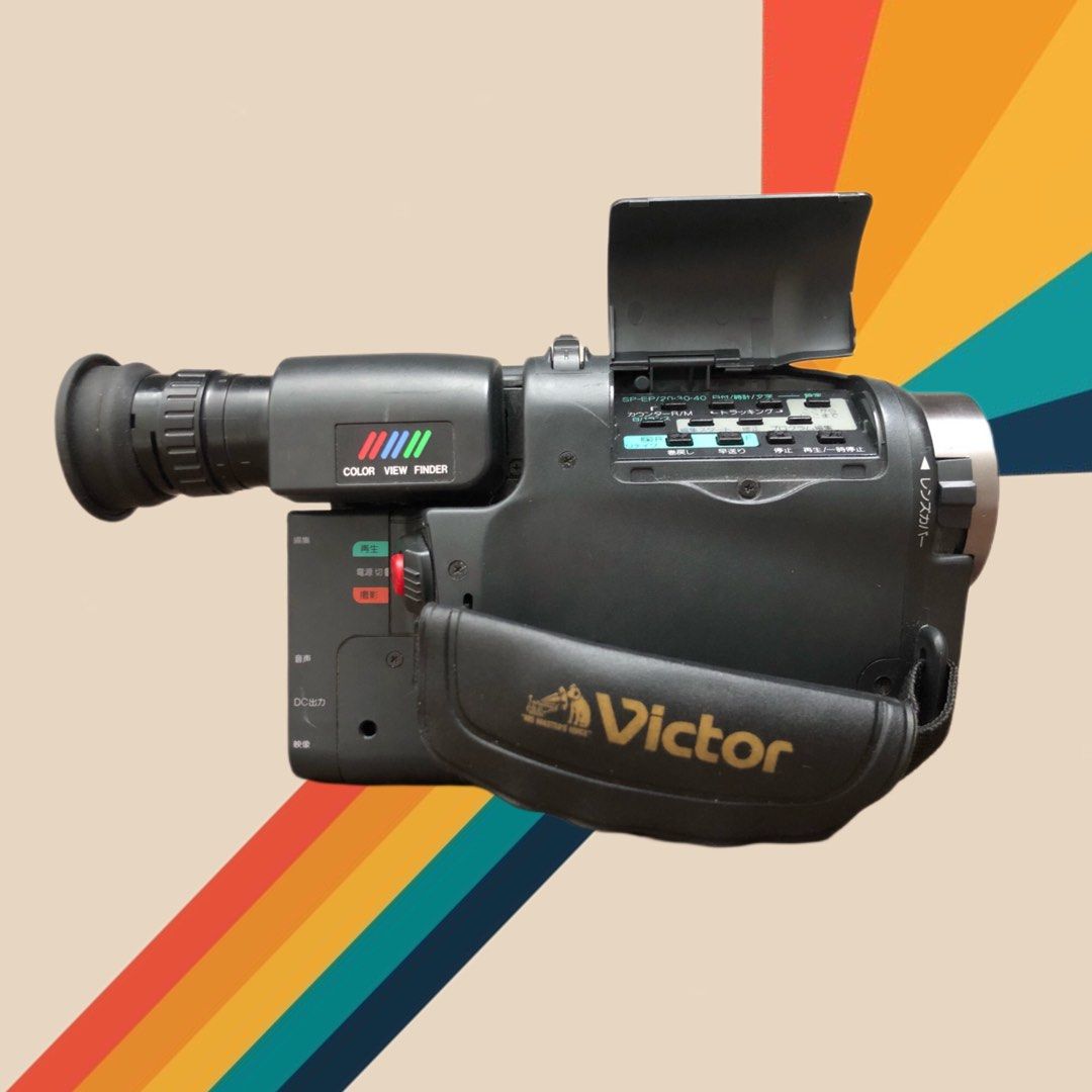 VHS-Cのダビングに！Victor ビデオカメラ GR-AX60 - ビデオカメラ