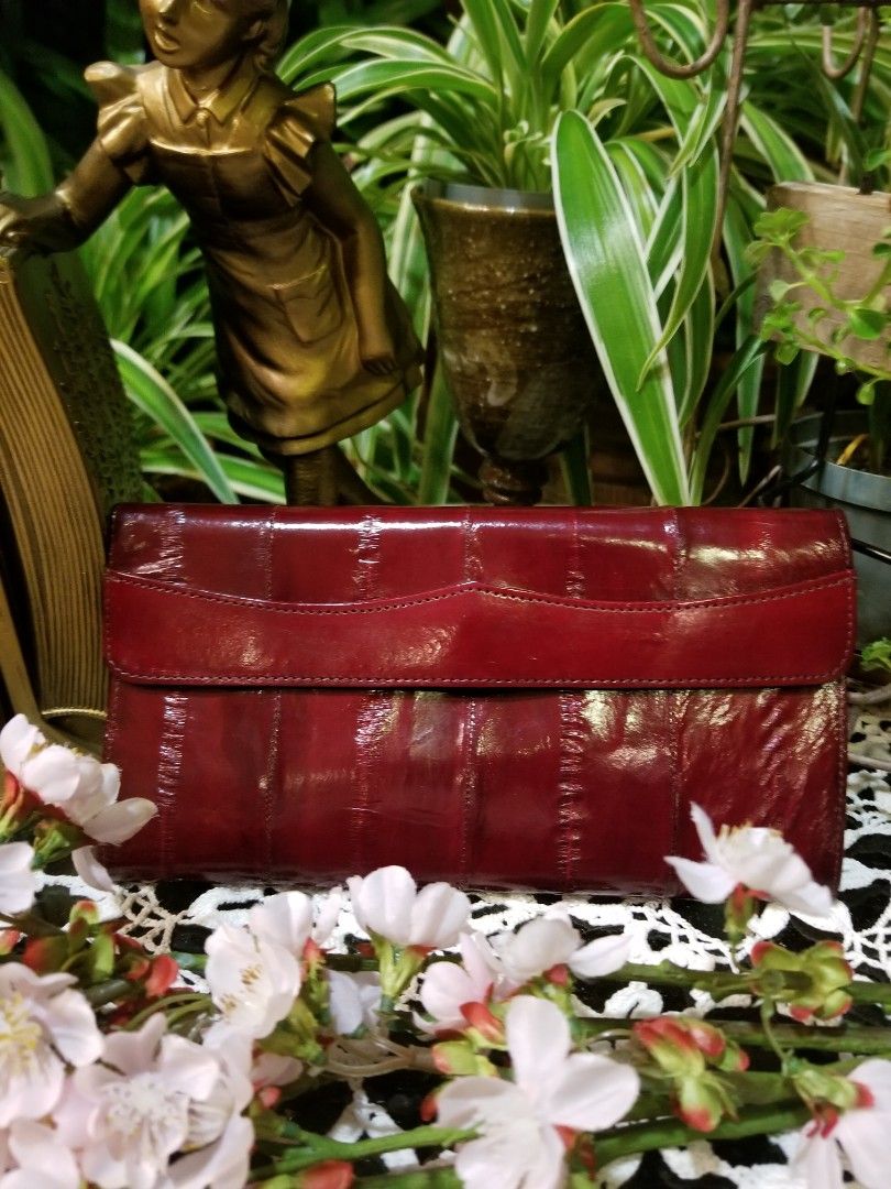 Eel skin wallet korea deals