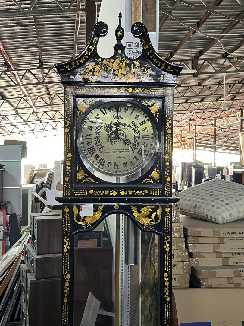 Vintage Grandfather's Clock, Furniture & Home Living, Home Decor