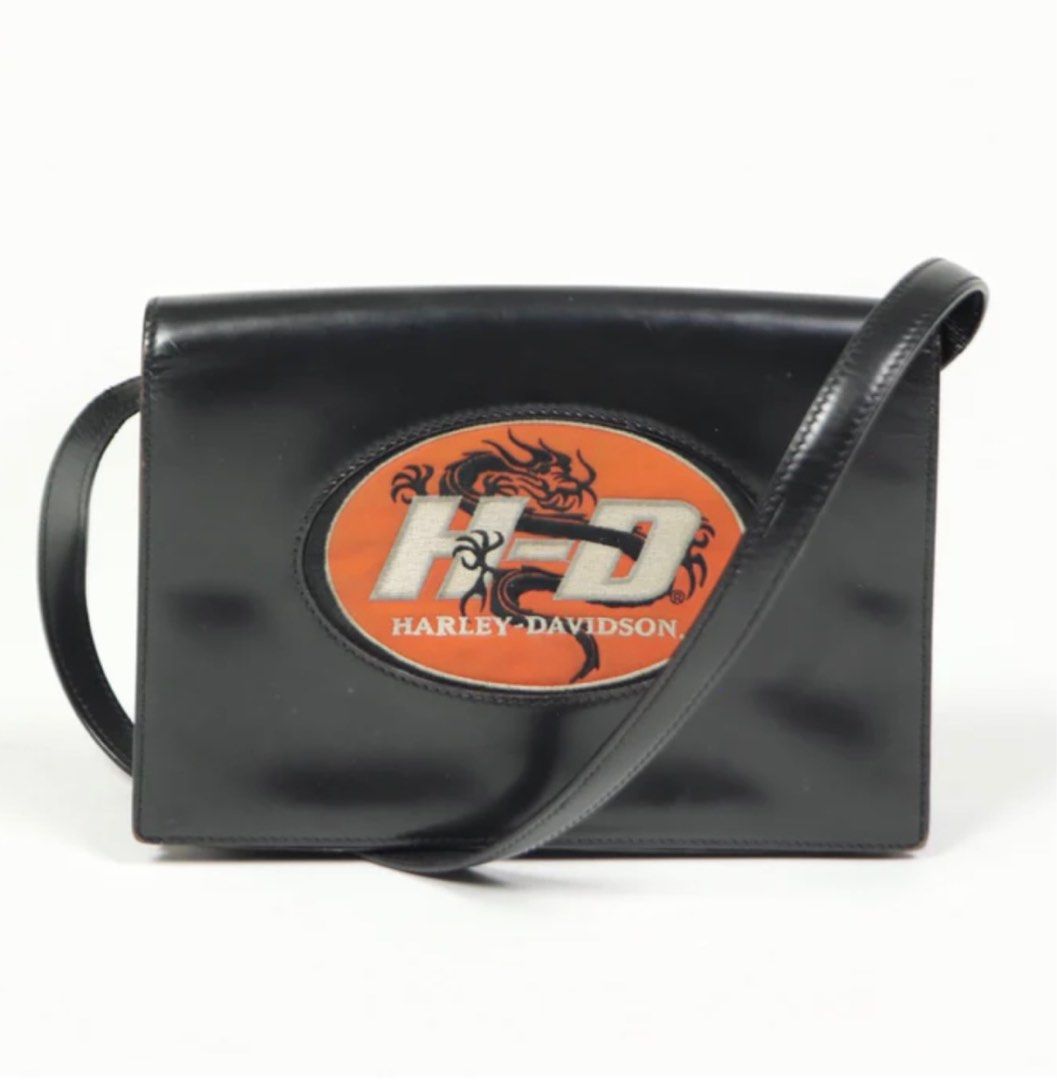 Vintage 2000’s Harley Davidson black bag 🤍