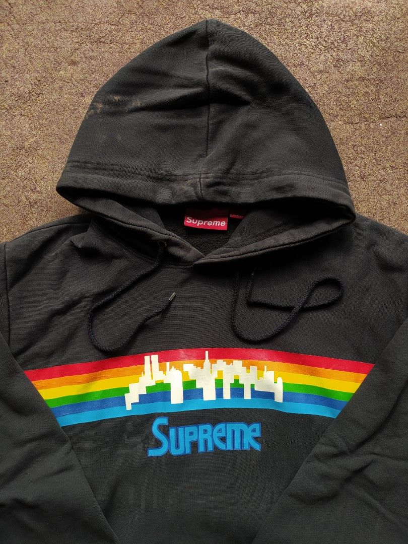 Supreme rainbow hoodie 2025