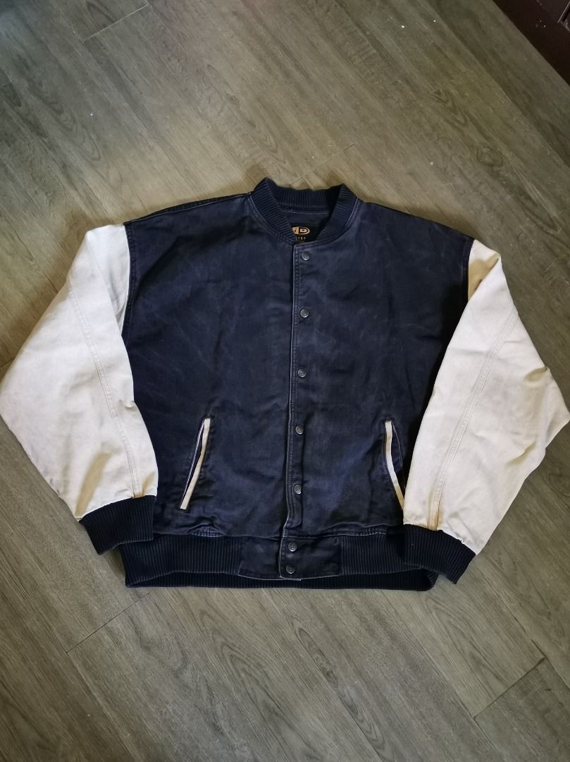 Vintage International Denim varsity jacket, Men's Fashion, Coats