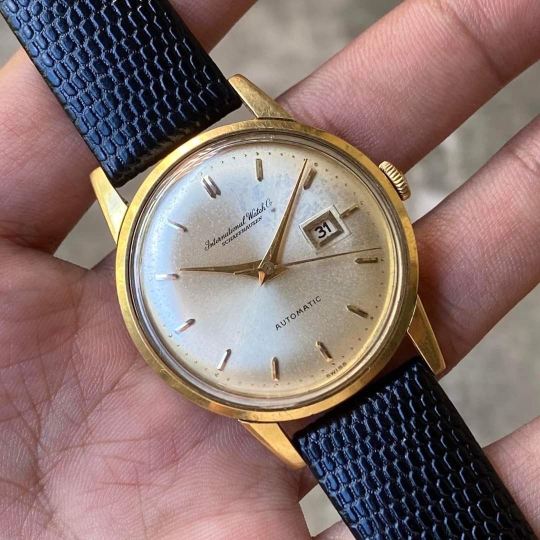 International watch schaffhausen 2025 gold