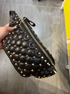 Waist bag tas pinggang valentino black studded