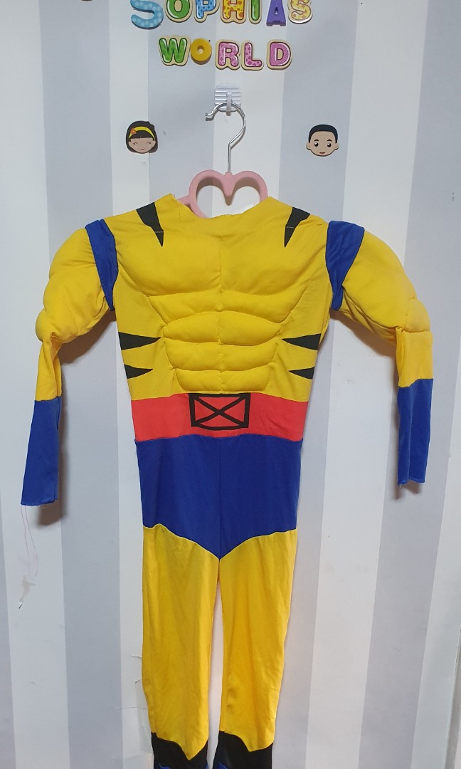 Wolverine costume, Babies & Kids, Babies & Kids Fashion on Carousell