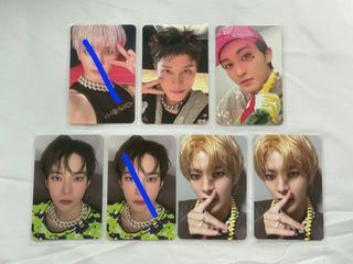 [WTS] nct 127 2 baddies trading card A and B pcs (taeyong, taeil, mark, doyoung, yuta)