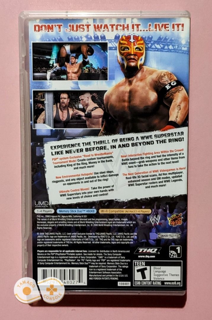 WWE Smackdown vs. Raw 2007 - [PSP Game] [NTSC / ENGLISH Language