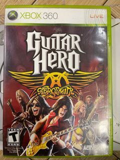 XBOX 360 Live Guitar Hero Aerosmith