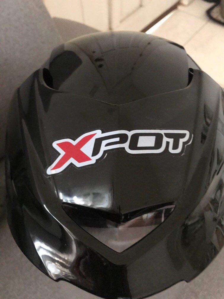 Xpot half faced Helmet on Carousell