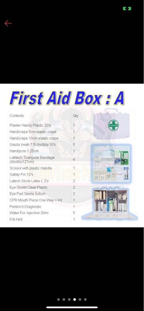 First Aid Box/ First Aid Kit/ MOM Box A B and C, Health & Nutrition