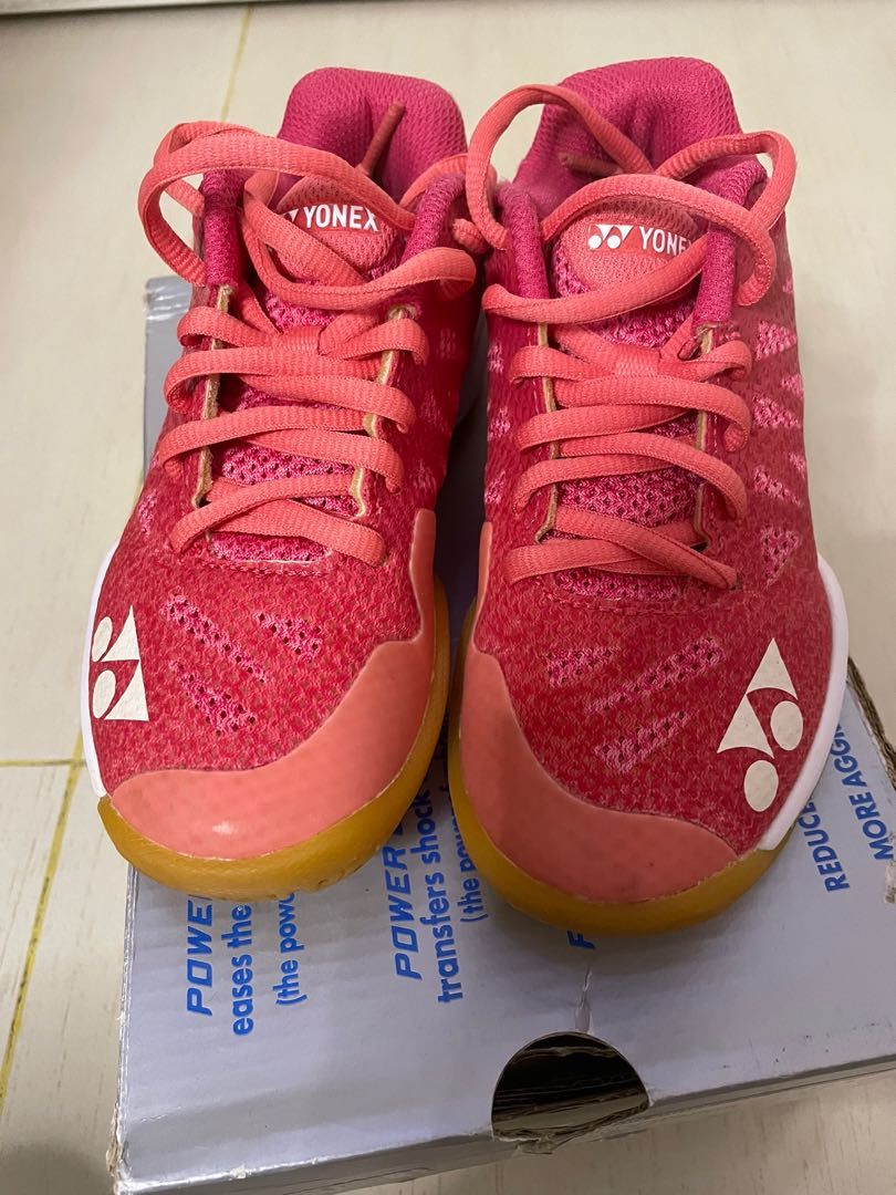 YY Yonex Power Cushion Aerus 3 junior Badminton Shoes Rose