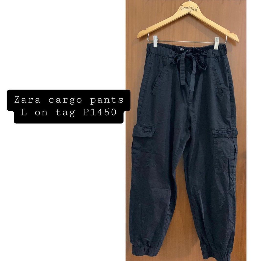 zara cargo pants, Women's Fashion, Bottoms, Other Bottoms on Carousell