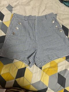 Lars Amadeus Mens Summer Plaid Shorts Slim Fit Flat Front Pattern Short  Pants Blue White 34  Target