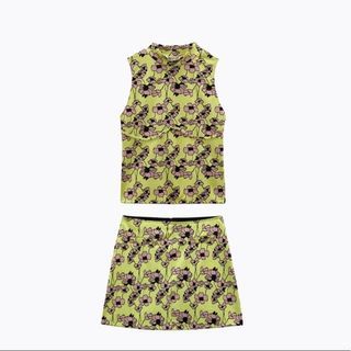 Matching Mini Skirt and Top Set (Size M)