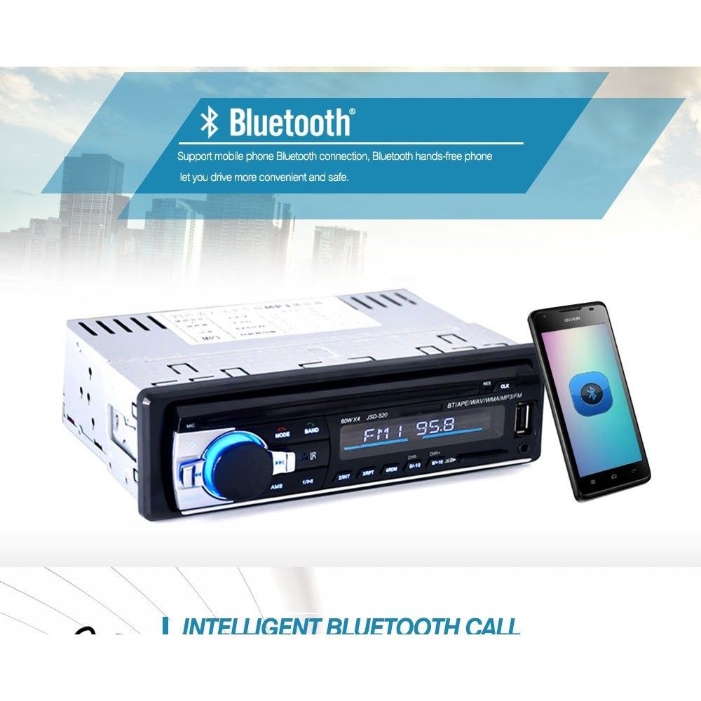 12V and 24V universal versions Car Stereo FM Radio MP3 Audio Player