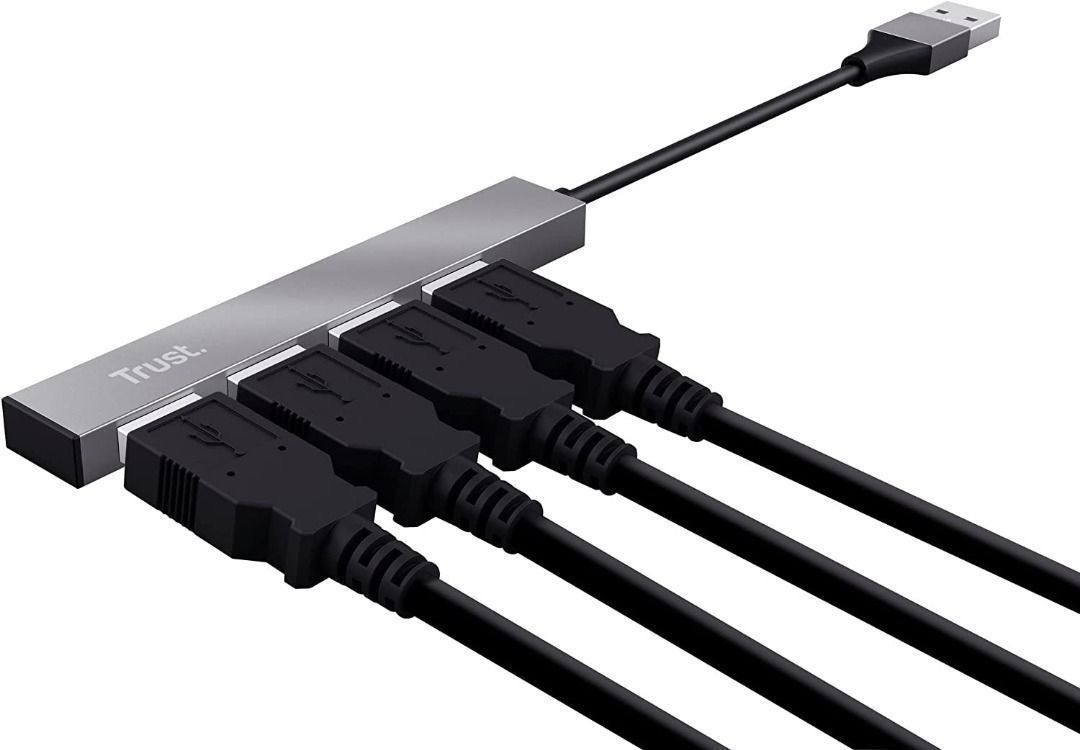 Trust 20820 USB Type-c 4 Ports Usb3.0 HUB - Usb hub (PER.591575