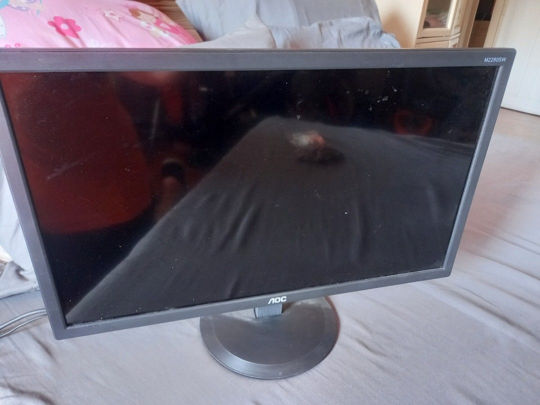 22 inch AOC monitor, Computers & Tech, Parts & Accessories, Monitor ...