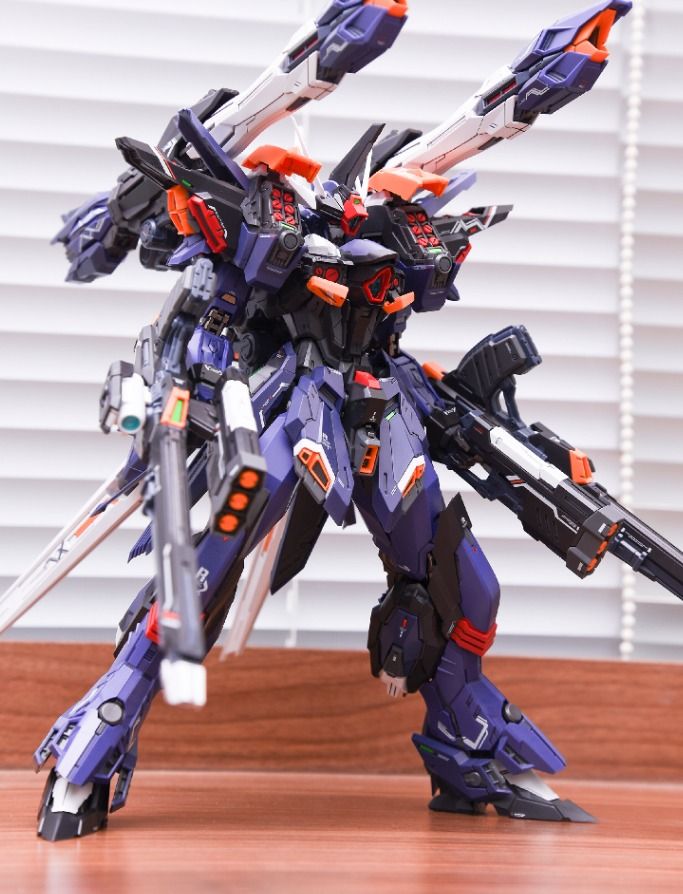 1100無限新星1/100 RULING 裁決 合金フレーム 全塗装完成品プラモデル