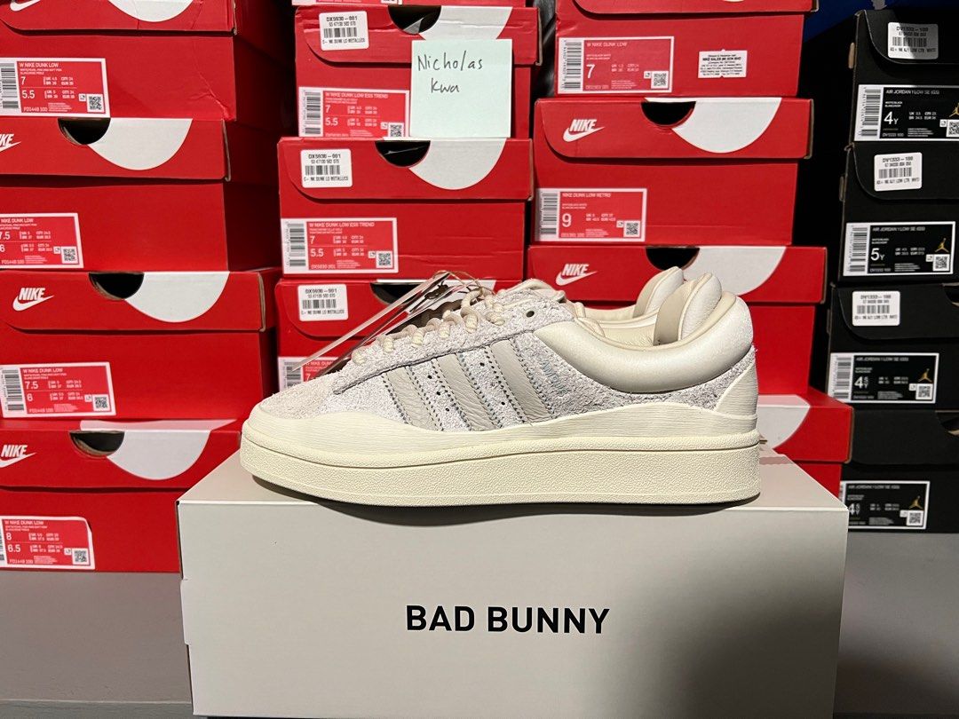 adidas gazelle silver green womens Bad Bunny X adidas Campus White Cloud  LOCKERSTREET