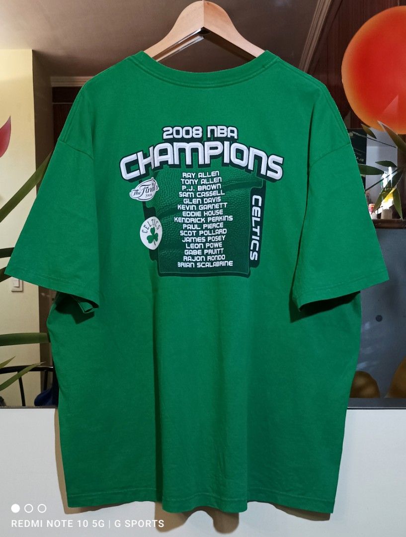 Boston Celtics 2008 NBA Champions T-shirt Jerzees Large