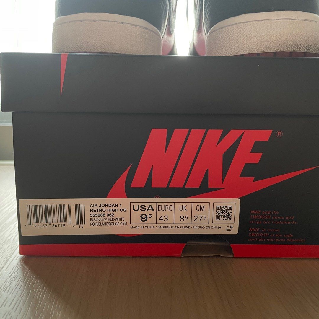 air jordan 1 high og bloodline