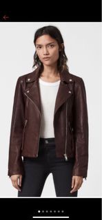 ALLSAINTS 經典款DALBY皮衣UK6