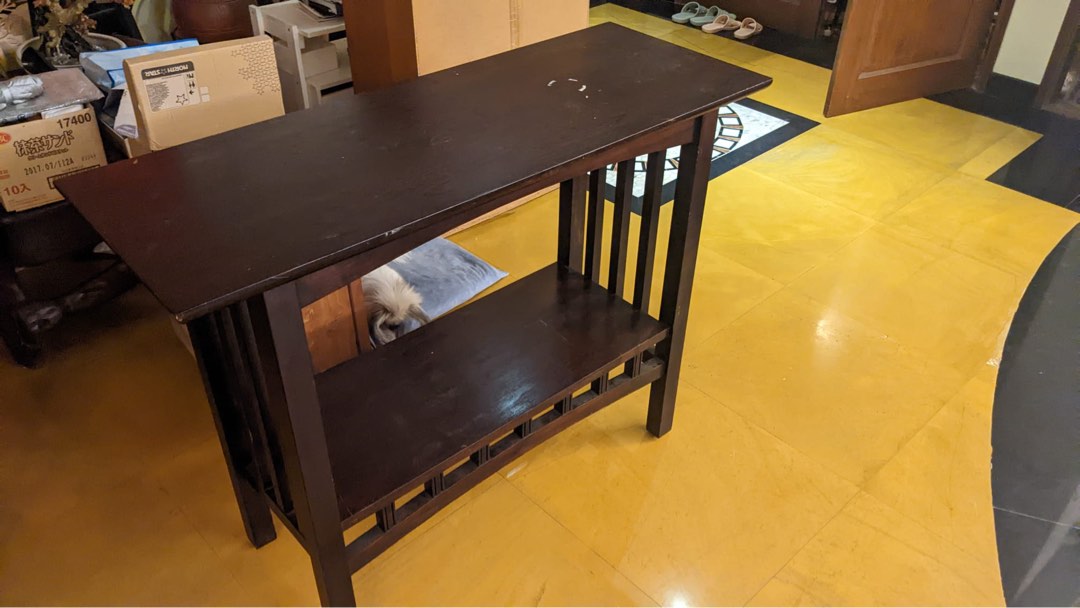 Antique solid wood high bar table, Furniture & Home Living, Furniture