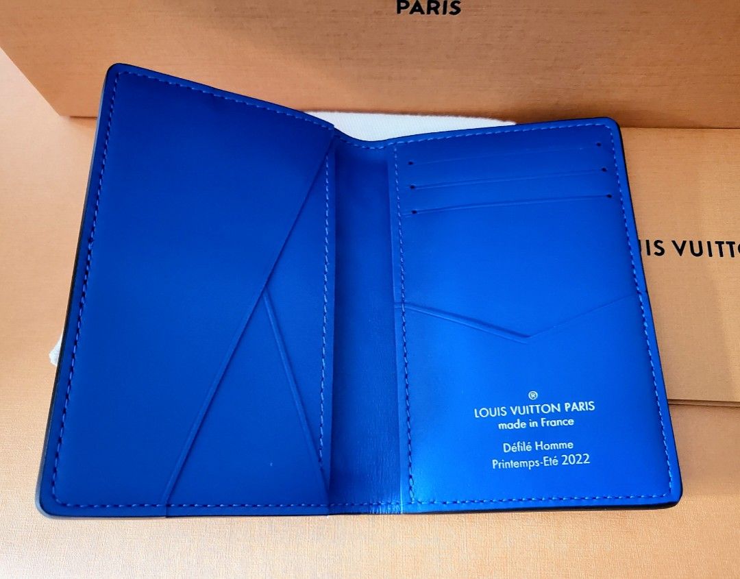 Louis Vuitton Pocket Organizer Taurillon Illusion Blue/Green in Leather - US