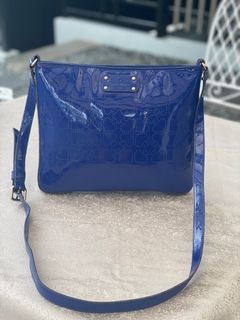 Authentic Preloved KATE SPADE Royal Blue Metro Darby Crossbody bag
