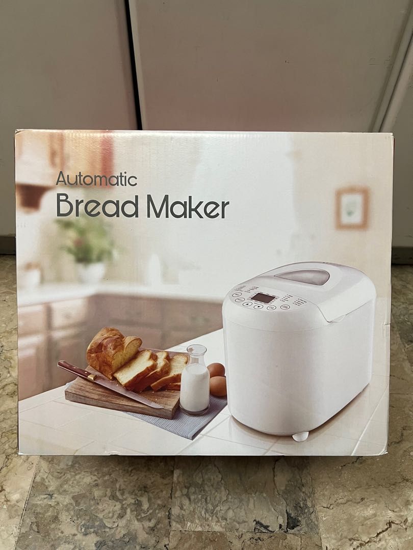 Automatic Bread Maker (Category: Breadmakers) located in Makati City. Submitted by tidying_up_ (Listing ID 1217618333, Image 1). Description: Automatic Bread Maker - low noise DC motor - 19 digital programs with LCD display - adjustable crust control - 10 mins electric power cut off memory - 15 hours programmable delay timer - 60 mins warm keeping - measuring cup and spoon included .