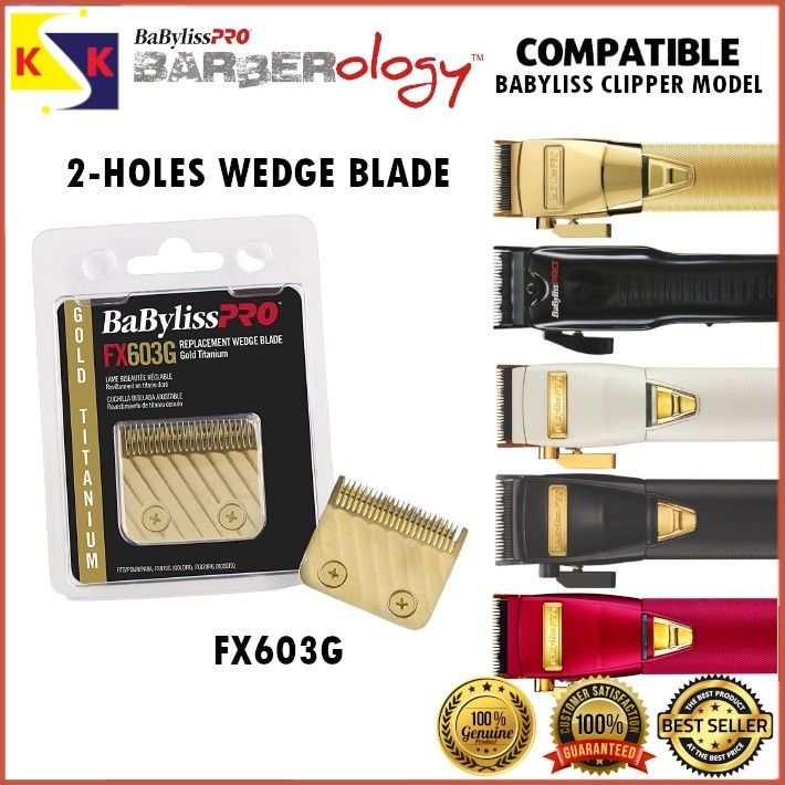 Babyliss pro gold Wedge replacement blade fx 603, Beauty  Personal Care,  Hair on Carousell
