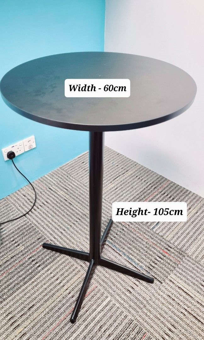 Bar Round Table, Furniture & Home Living, Furniture, Tables & Sets on