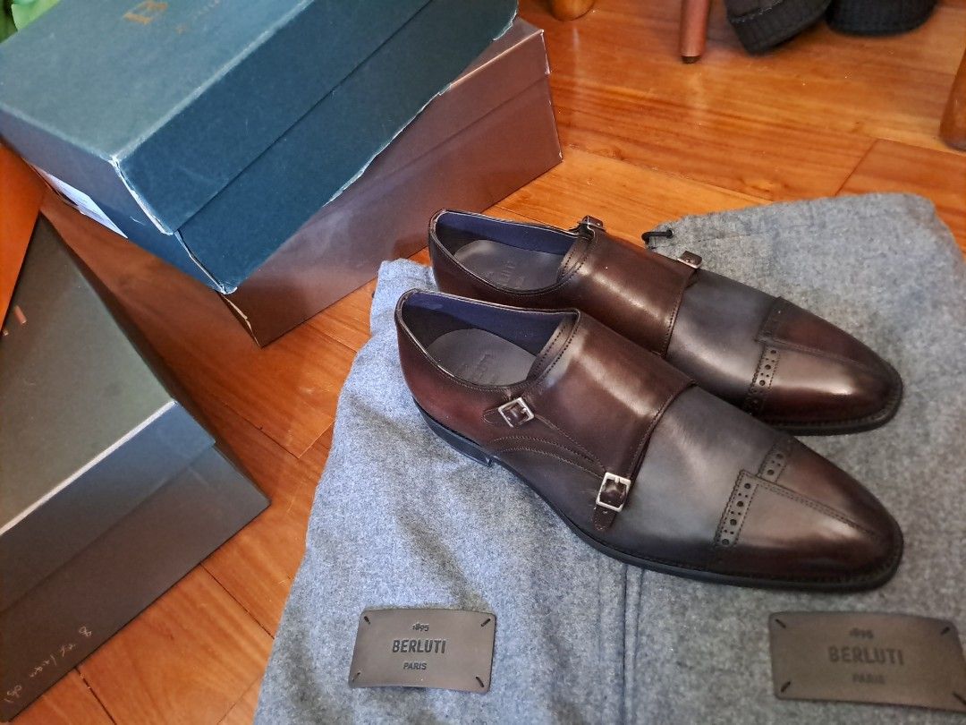 Berluti special edition monk strap dress shoes