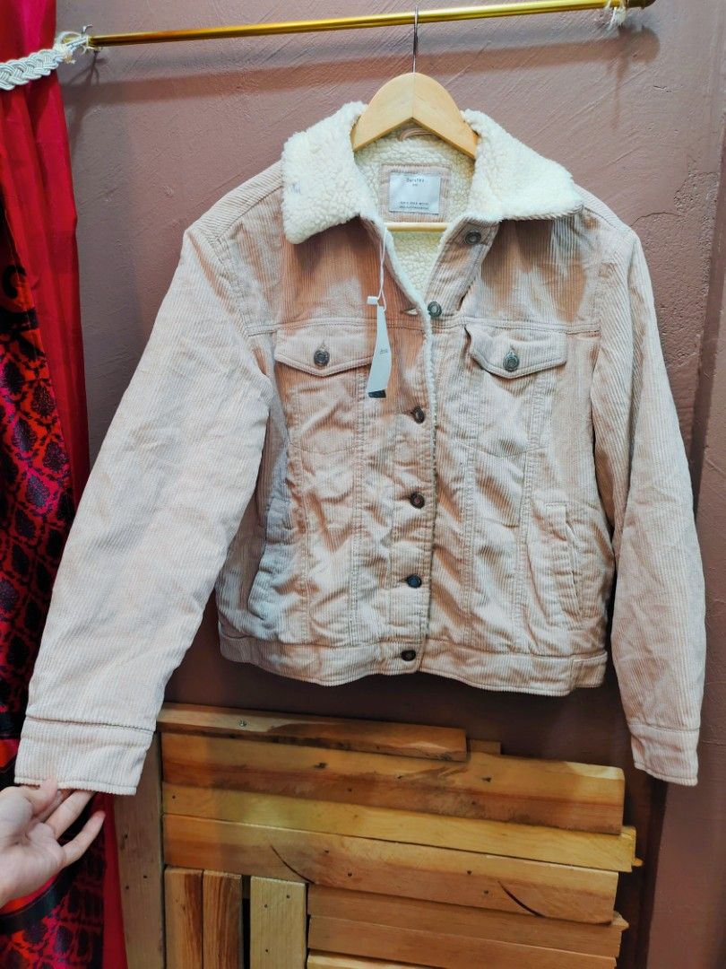 Bershka store sherpa jacket
