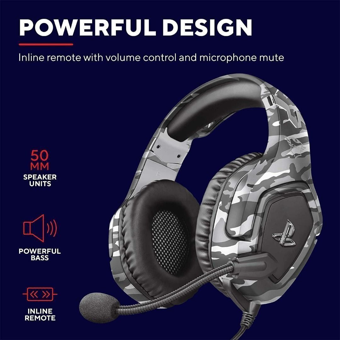 Trust gxt 488 forze ps4 gaming headset playstation deals