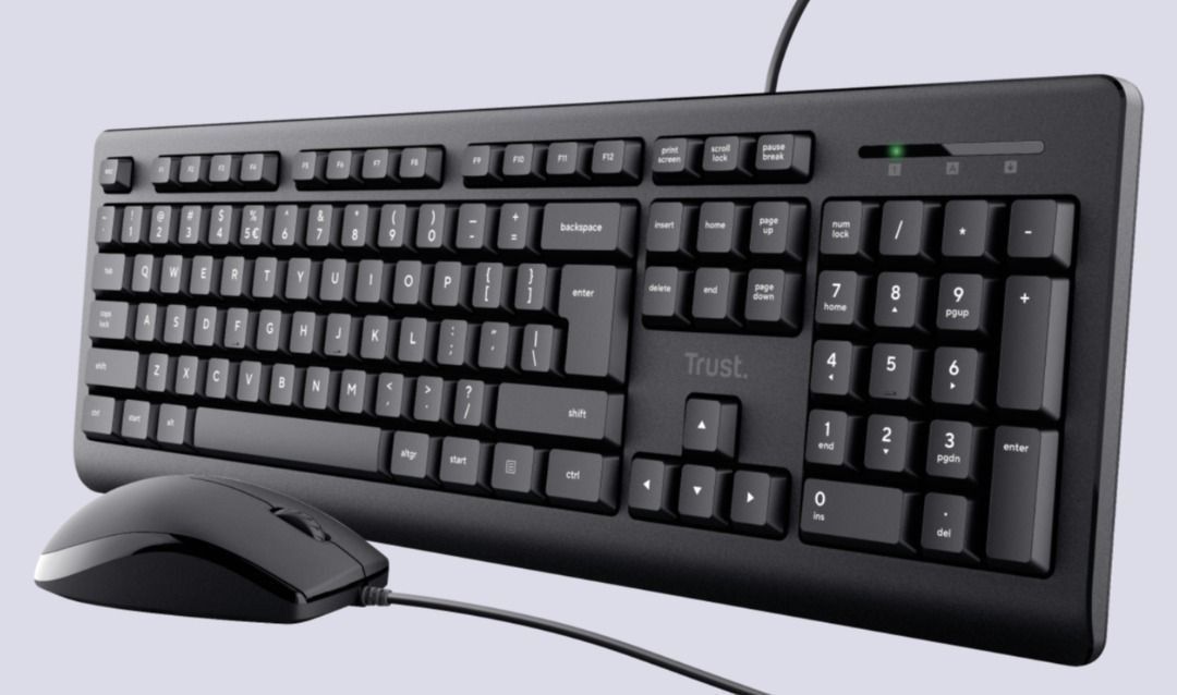 BEST PROMO Trust Primo Keyboard And Mouse Set for PC Laptop PS4