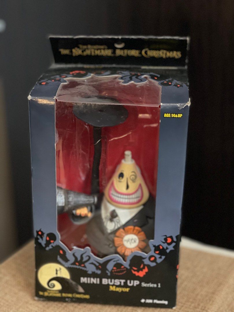 BNIB Nightmare Before Christmas Mini Bust Up series 1 Mayor