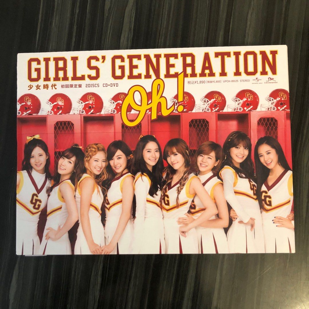 CD + DVD 少女時代cd Girls' Generation oh! 日版, 興趣及遊戲, 收藏品 