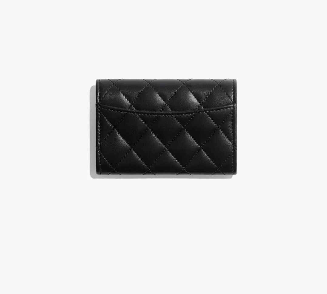 Chanel Card Holder Gold Classic Wallet cardholder [NEW], Women's