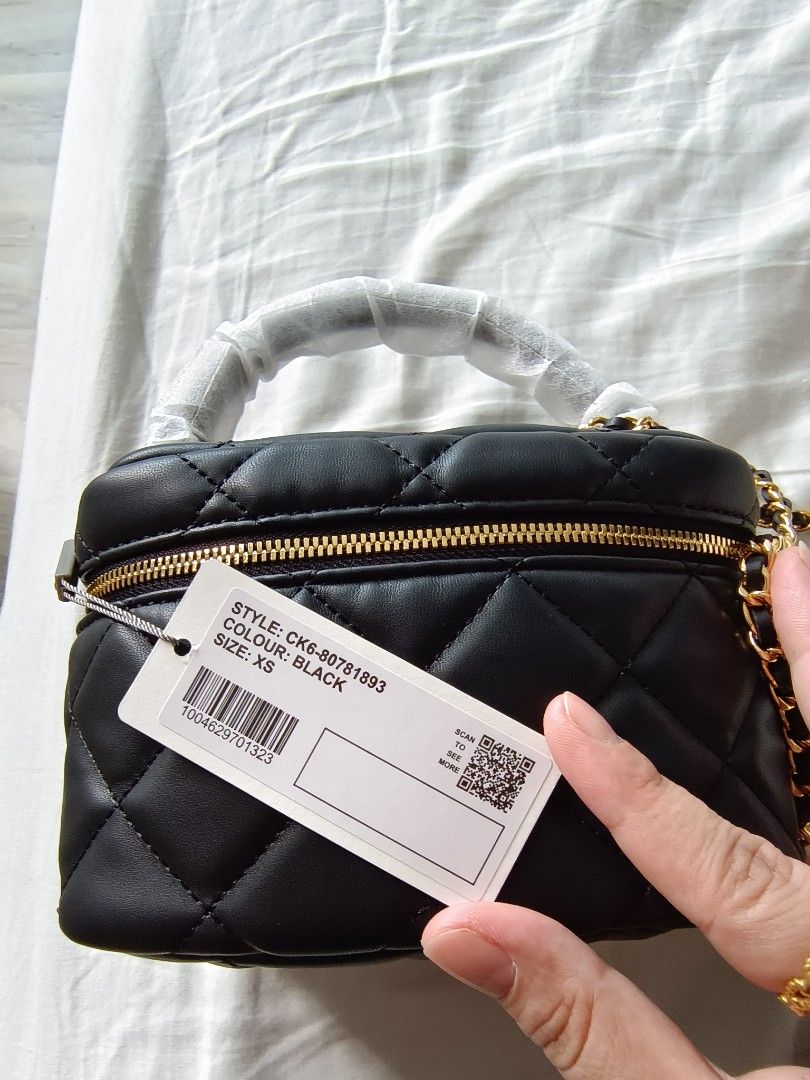 Charles & keith mini shoulder new arrivals bag with zip