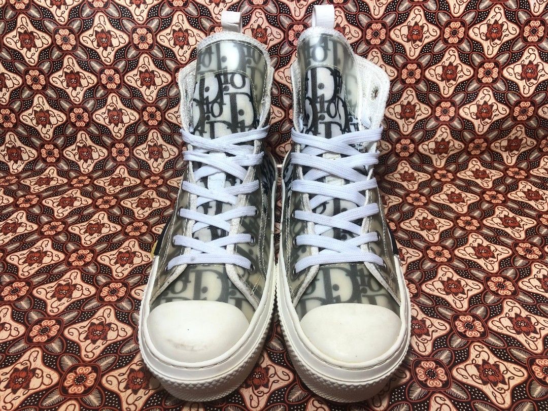 Dior Converse High Top Sneakers Size 22 CM