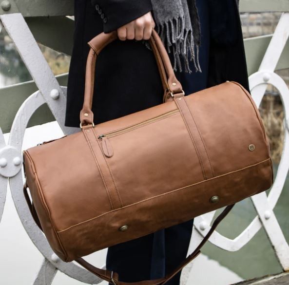 Classic Duffle Bag in Full grain leather Luxury Bags Wallets