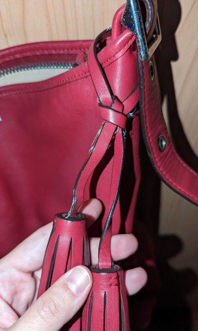 Coach legacy duffle bag cherry