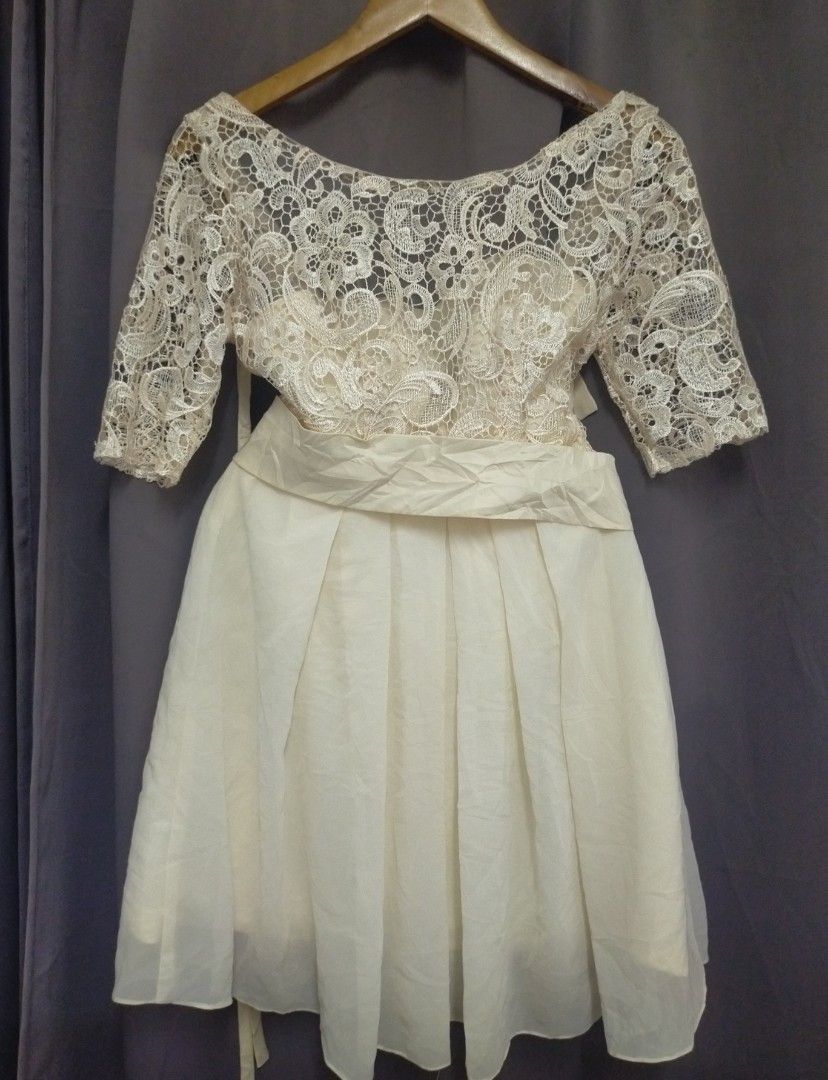 COQUI DRESS  / CREMA [90%OFF]