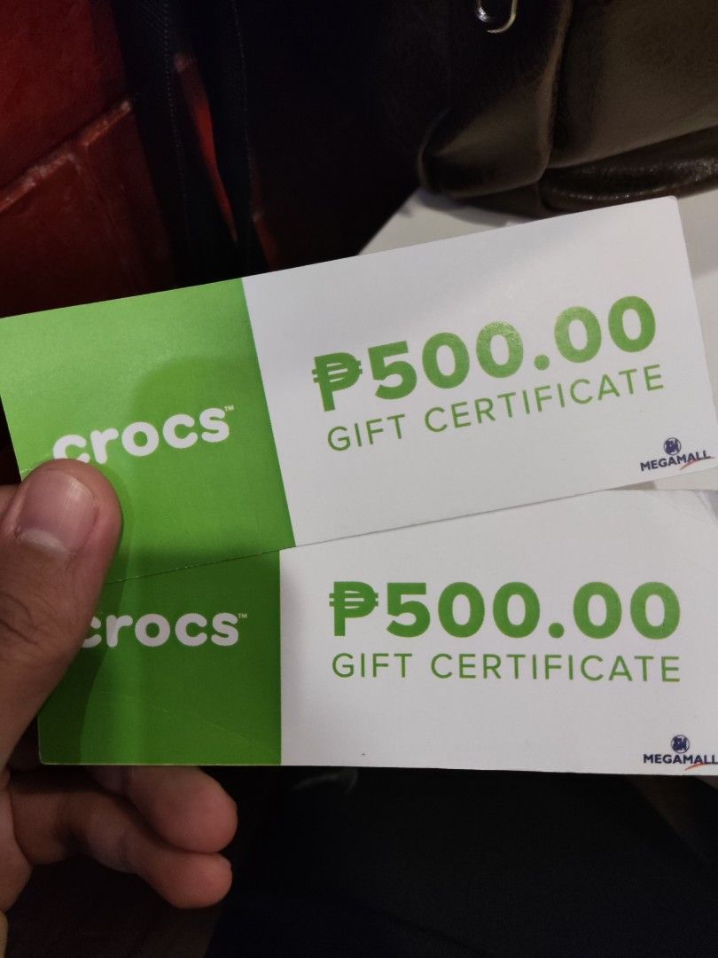 Crocs gift card shop code